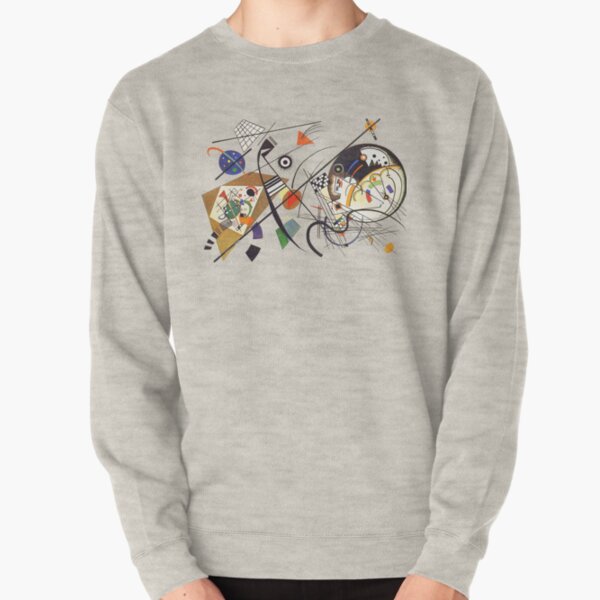 HD “Transverse Lines” (1923) by Wassily Kandinsky Pullover Sweatshirt