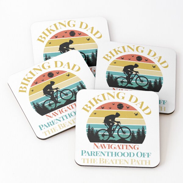 Item preview, Mountain Biking Dad - Navigating Parenthood Off the Beaten Path designed and sold by PlayfulMuse.
