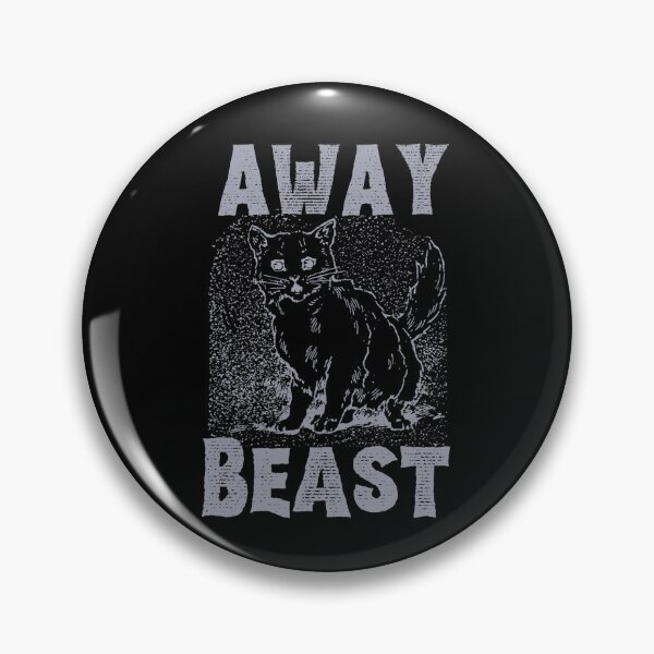 Item preview, Thackery Binx Hocus Pocus, Away Beast, Black Cat Halloween Print Illustration designed and sold by hambydesign.