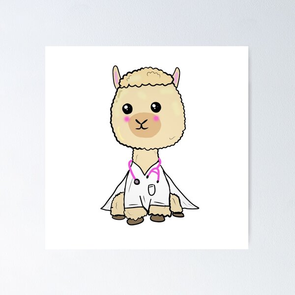 Item preview, Doctor Llama  designed and sold by Tamm-art.