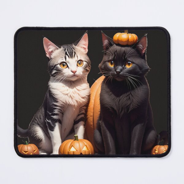 Item preview, a black kitten in a witch's hat. designed and sold by Sanyas88415.