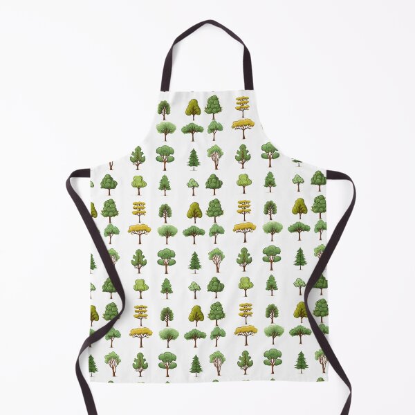 Item preview, Repeating pattern of various cartoon trees designed and sold by workshoot.