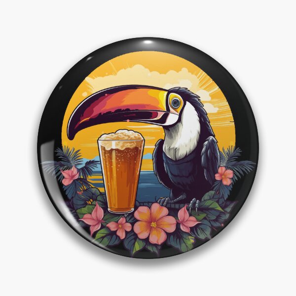 Item preview, Toucan with Beer designed and sold by VelvetRoom.