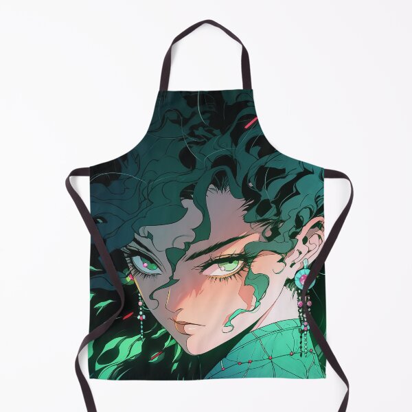 Item preview, Intense Retro Teal Anime Girl designed and sold by bubblegoth.