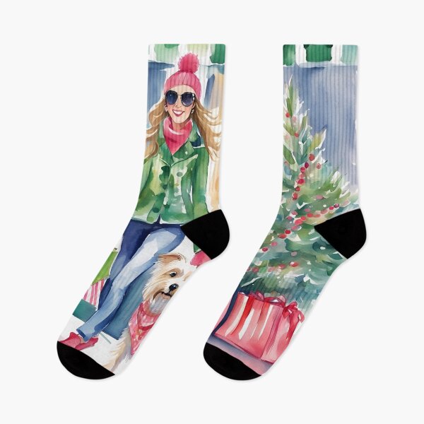 Item preview, Christmas shopping with best friend designed and sold by SophieClimaArt.
