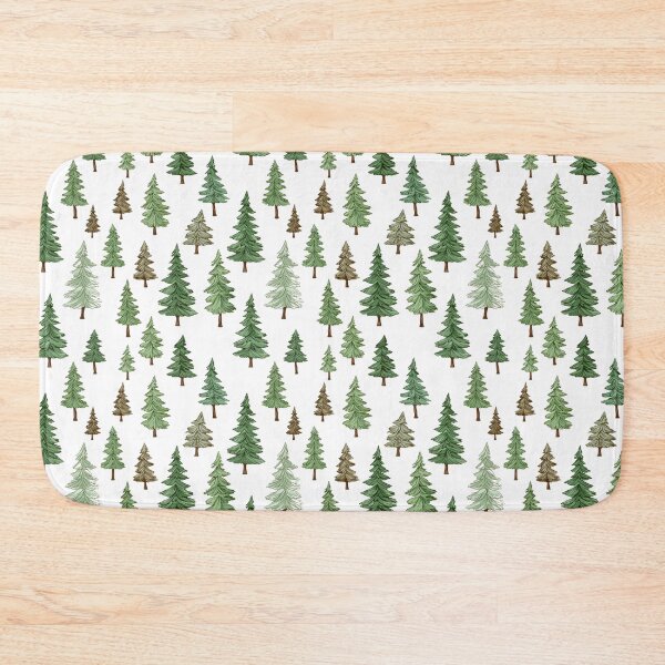 Item preview, Cartoon set of conifer trees. designed and sold by workshoot.