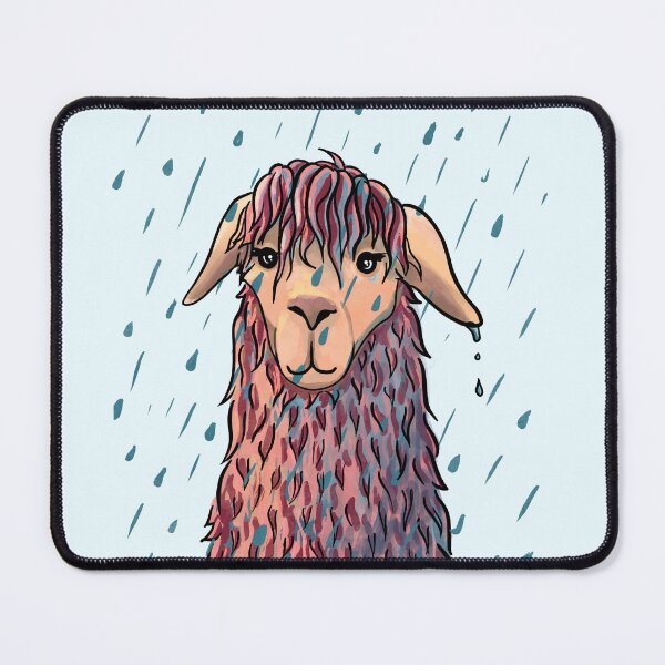 Item preview, Llama in the Rain designed and sold by Chigurena.