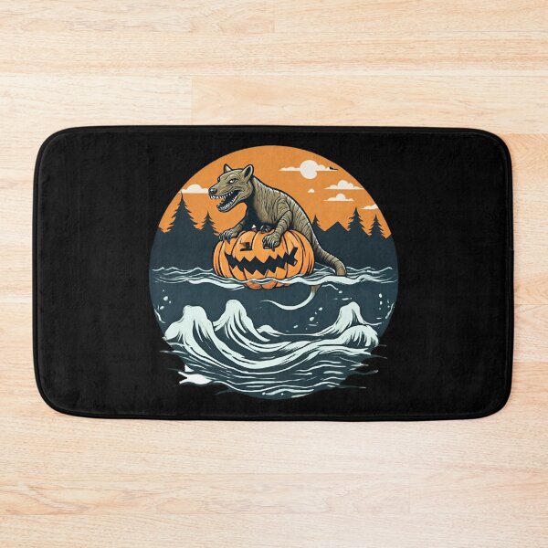 Item preview, Thylacine as a Loch Ness Monster on pumpkin funny gift for Halloween designed and sold by MK1FashionHub.