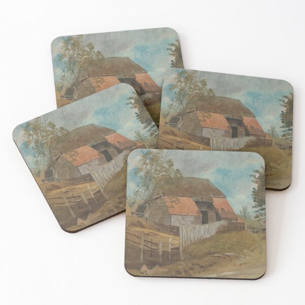 Item preview, Vintage Barn painting designed and sold by tomorrowsart.