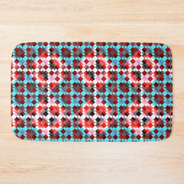 Item preview, Modern Abstract Geometric Red Blue designed and sold by Stephanie McRae.