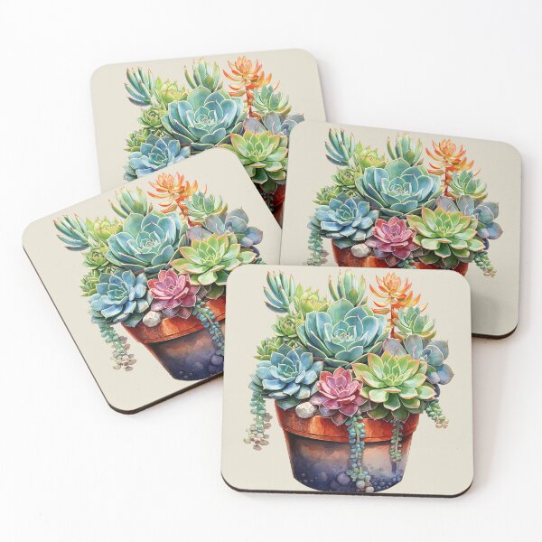 Item preview, Whispers of Succulent Serenity 2: Watercolor Thinking of You Collection designed and sold by Jennykies.