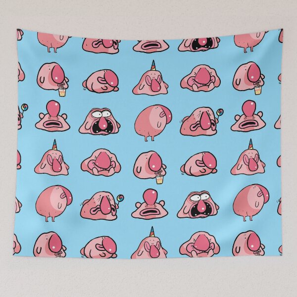 Item preview, Funny Mr Blobfish - blue designed and sold by doodledate.