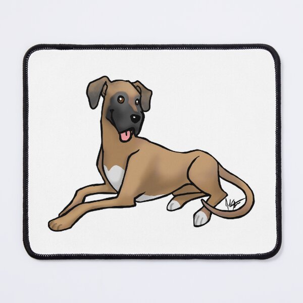 Item preview, Great Dane - Fawn Natural Ears designed and sold by Jennifer Stolzer.