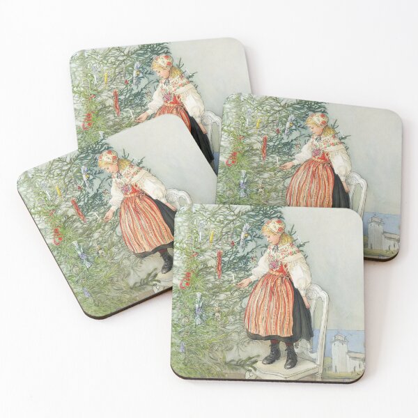 Item preview, Decorating the Tree - Swedish Christmas - Carl Larsson designed and sold by FrshPaprieStdio.