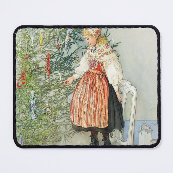 Item preview, Decorating the Tree - Swedish Christmas - Carl Larsson designed and sold by FrshPaprieStdio.