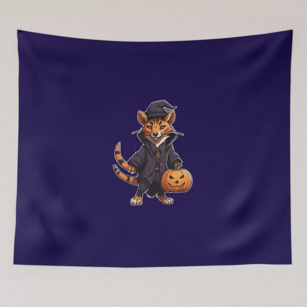 Item preview, Thylacine with a Pumpkin Halloween designed and sold by MK1FashionHub.