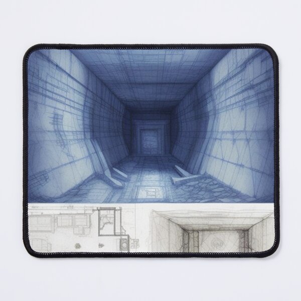 Item preview, Architectural art underground bunker designed and sold by Roxburylane.