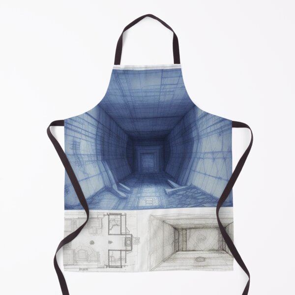 Item preview, Architectural art underground bunker  designed and sold by Roxburylane.