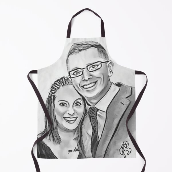 Item preview, Custom Portrait Drawing Young Couple  designed and sold by gleefulme.