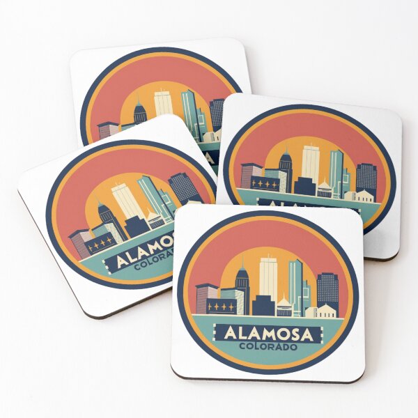 Item preview, Alamosa, Colorado | City Drawing designed and sold by CircinusStore.