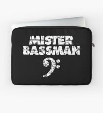MISTER BASSMAN Vintage White Laptop Sleeve