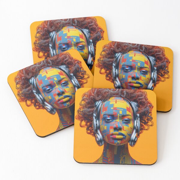 Item preview, Afrofuturistic Cyborg - Variant 1 designed and sold by Mod Sci.