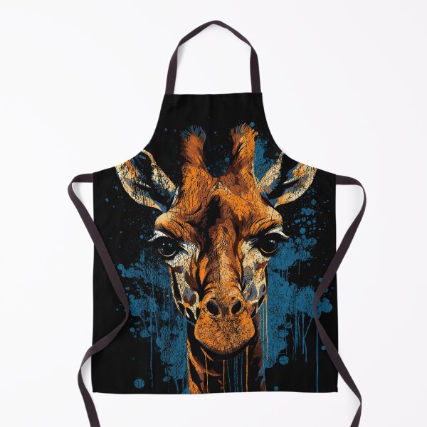 Artikelvorschau, Eine retikulierte Giraffe - Street Art Vintage Distressed Wildlife entworfen und verkauft von GVRDesign.