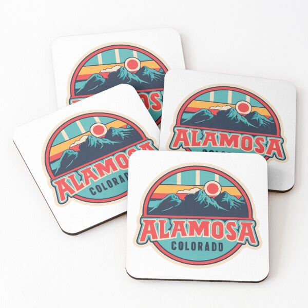 Item preview, Alamosa, Colorado | Mountains Drawing Minimalist Style designed and sold by CircinusStore.