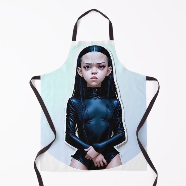 Item preview, Jenna Ortega in a Black Latex Outfit designed and sold by worldofwhisper.