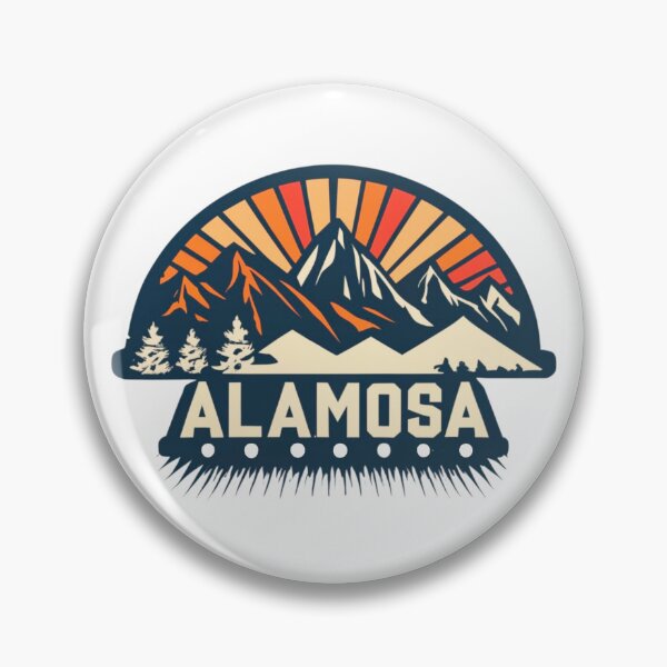 Item preview, Alamosa, Colorado | Mountains Drawing Minimalist Style 2 designed and sold by CircinusStore.
