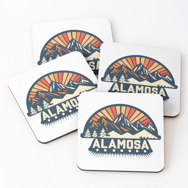 Item preview, Alamosa, Colorado | Mountains Drawing Minimalist Style 2 designed and sold by CircinusStore.