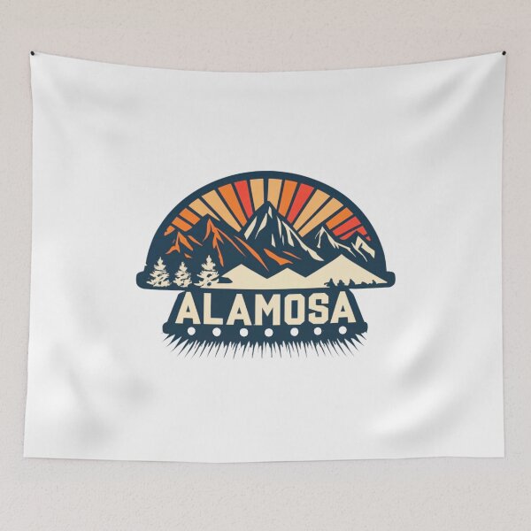 Item preview, Alamosa, Colorado | Mountains Drawing Minimalist Style 2 designed and sold by CircinusStore.