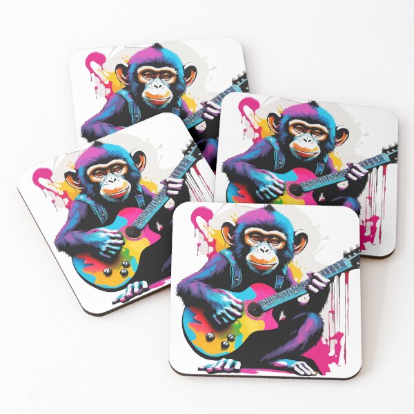 Aperçu de l'œuvre Melodic Monkey Magic : gratter l'arc-en-ciel créée et vendue par javaoverride.