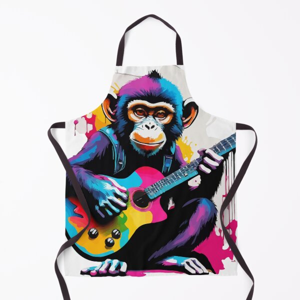 Item preview, Melodic Monkey Magic: Strumming the Rainbow designed and sold by javaoverride.