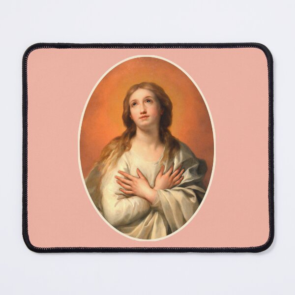 Item preview, The Immaculate Conception, by Anton Raphael Mengs. Oval version. High definition. designed and sold by MINDTHECHERRY.