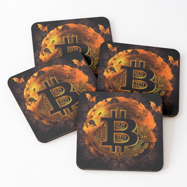 Item preview, Halloween Bitcoin designed and sold by crypto-ent.