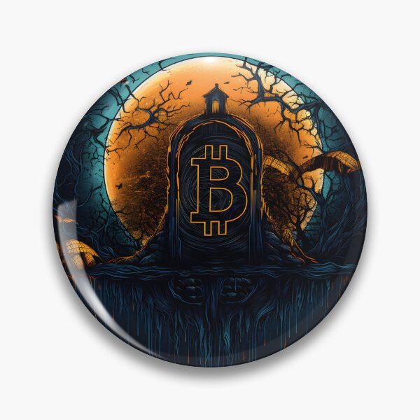 Item preview, Halloween Bitcoin designed and sold by crypto-ent.