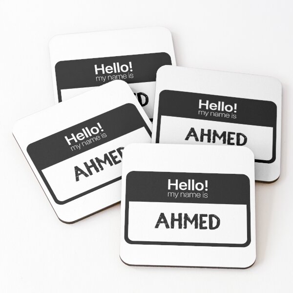 Item preview, Hello My Name is Ahmed designed and sold by Custom-Print.