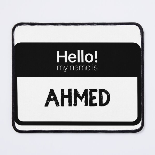 Item preview, Hello My Name is Ahmed designed and sold by Custom-Print.