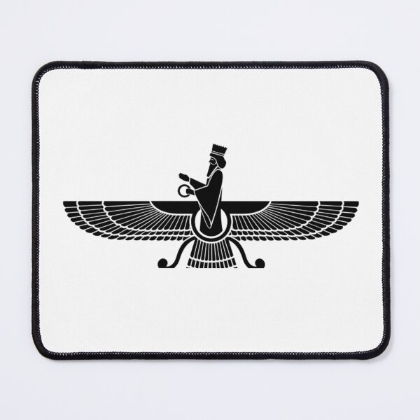 Item preview, Farvahar Black/Good Deeds, Good Thoughts, Good Talks designed and sold by MahsaWatercolor.