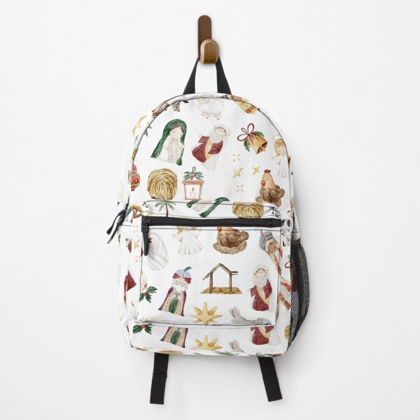 Item preview, Watercolor Christian Christmas Nativity Pattern designed and sold by FrshPaprieStdio.