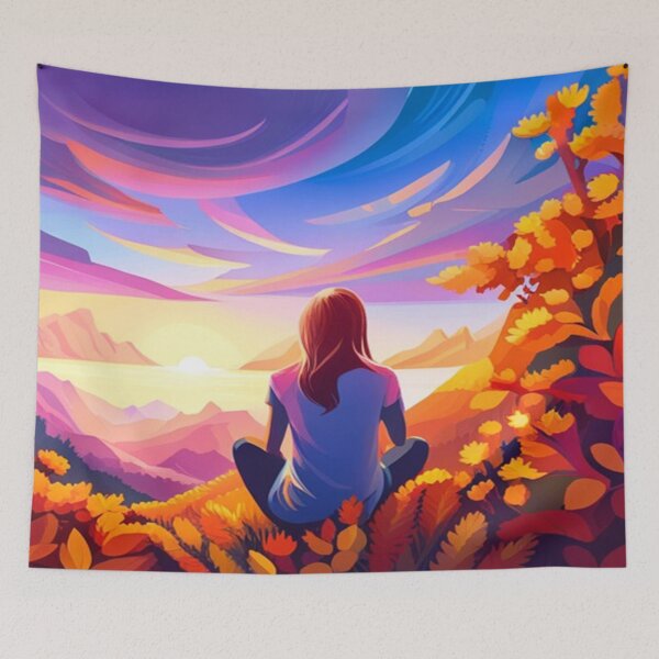 Item preview, A young girl and nature designed and sold by janusa.
