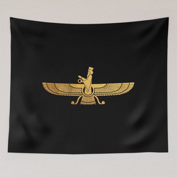 Item preview, Farvahar Gold Good Deeds, Good Thoughts, Good Talks designed and sold by MahsaWatercolor.