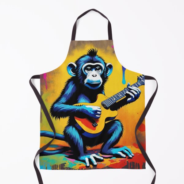 Item preview, Blue Melody: The Guitar-Strumming Monkey's Serenade designed and sold by javaoverride.