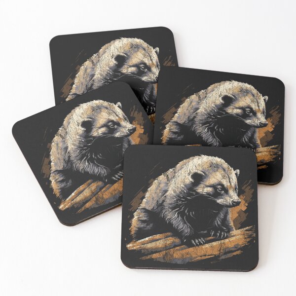 Item preview, A Honey Badger - Street Art Vintage Distressed Wildlife designed and sold by GVRDesign.