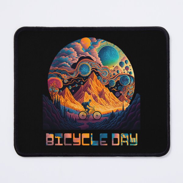 Item preview, Bicycle Day 1943 | Psychedelic Bubble Art designed and sold by Trippinink-.