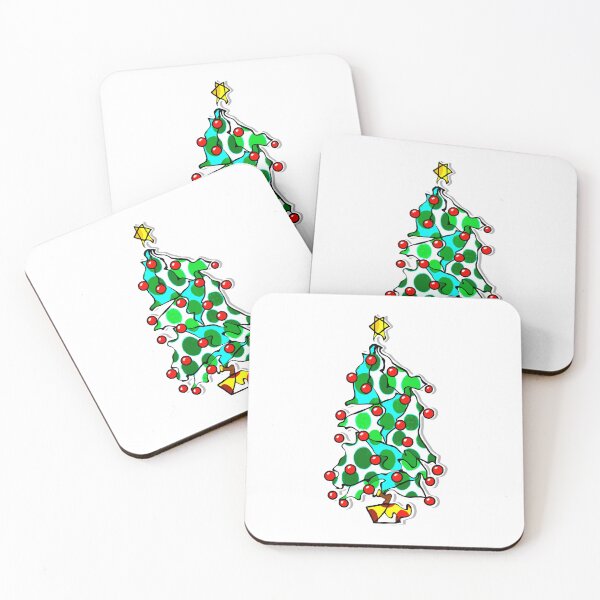 Item preview, "Go With The Flow Christmas Tree" | Clear Background designed and sold by LiseHoltArt.