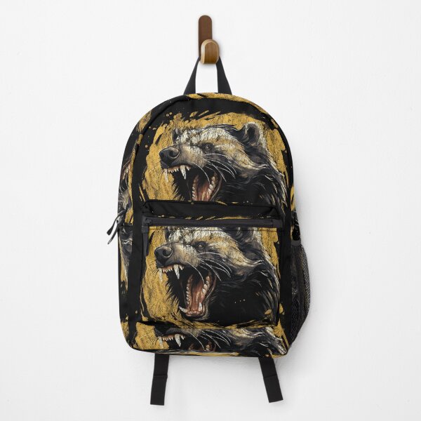 Item preview, Angry Honey Badger - Street Art Vintage Distressed Wildlife designed and sold by GVRDesign.