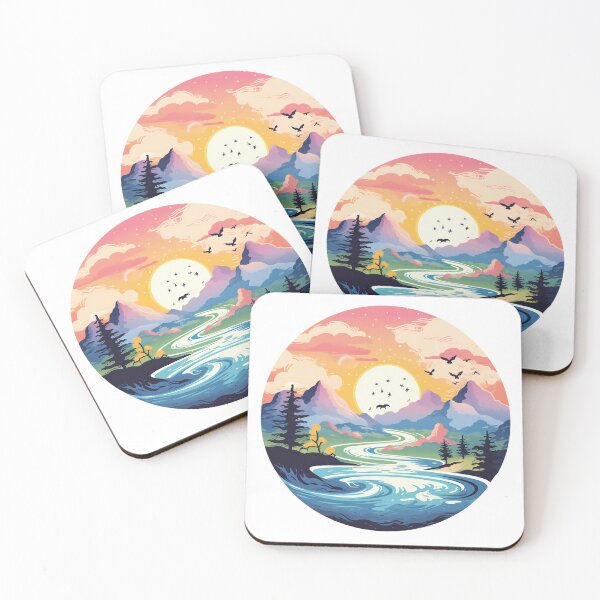 Item preview, Serenity at Sunset: Mindful Creations in Nature's Embrace designed and sold by Artful3d.