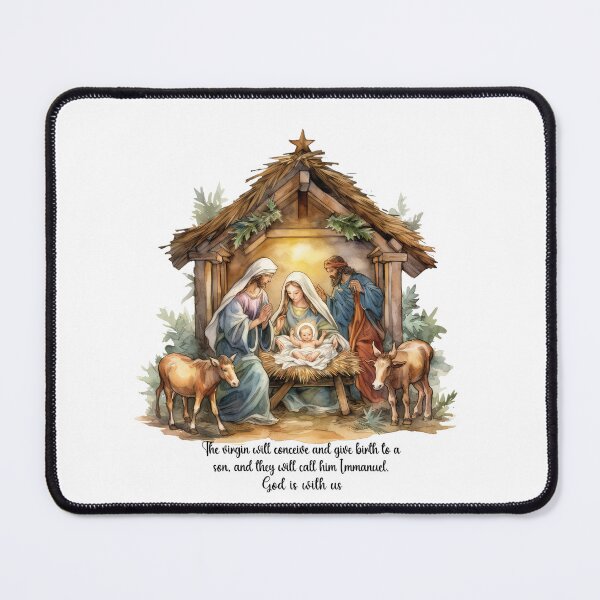 Item preview, God is with us Nativity  designed and sold by ANewGlory.